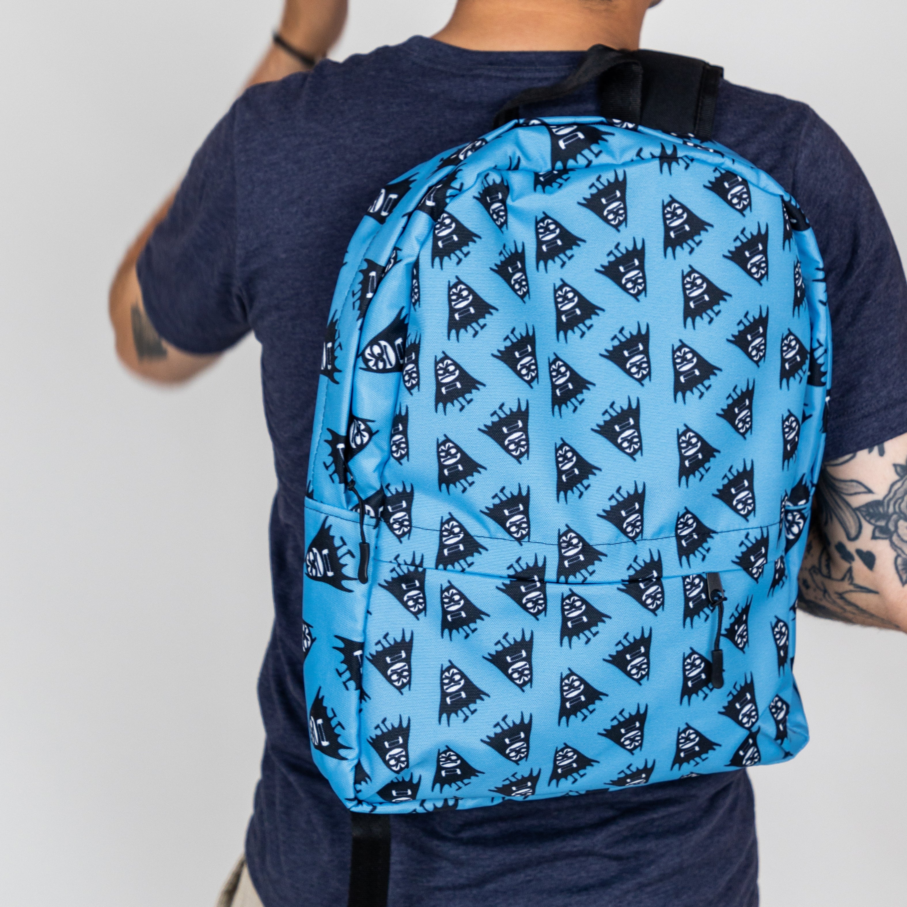 Classic Lil Batpack Pattern Backpack gloopy Industries