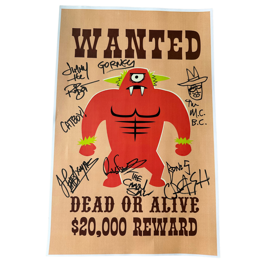 Pioneer Town Wanted Poster! Autographed! – gloopy Industries