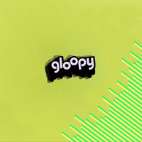 gloopy Glow-In-The-Dark Logo Pin!