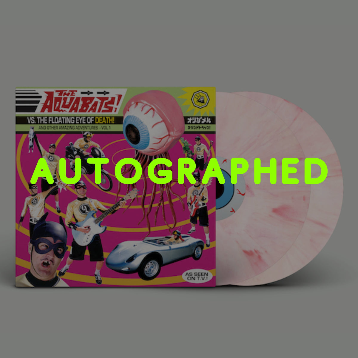 The Aquabats! Vs. The Floating Eye of Death! gloopy-Exclusive "Bloodshot" Pink Double LP