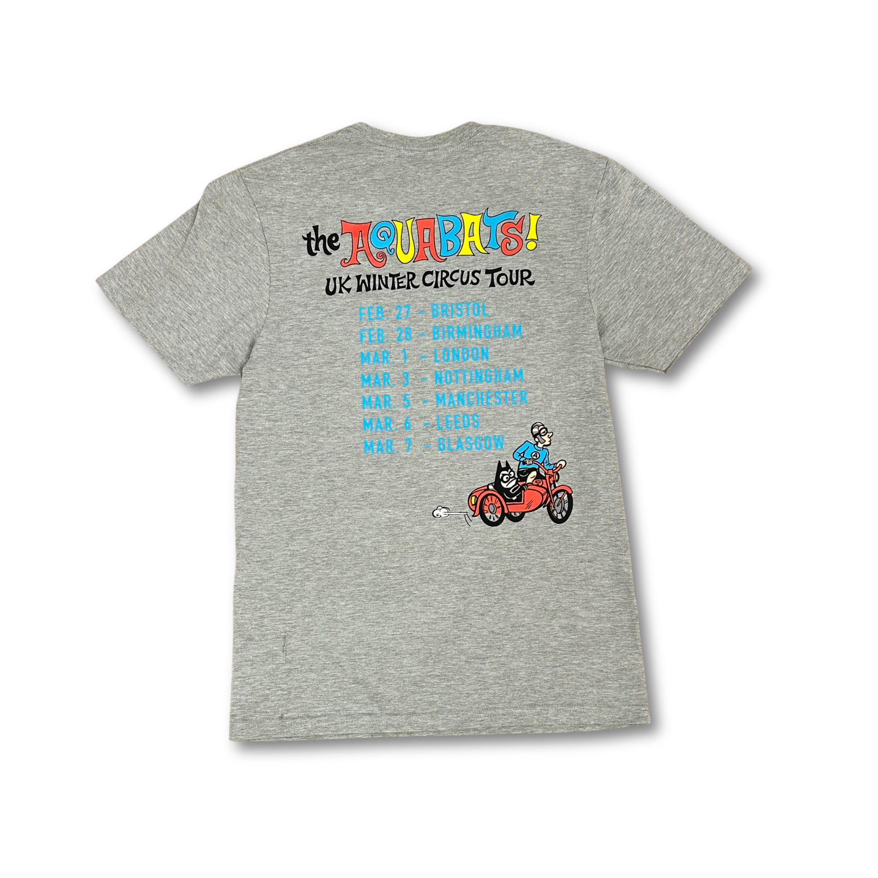 Aquabats on a Bike! 2026 UK Tour Shirt