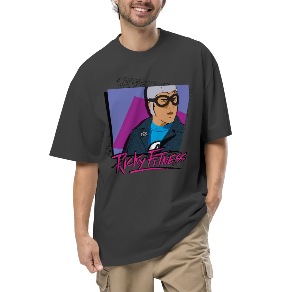 Adult Ricky Fitness 'Soul Cool' Vintage Fit Oversized Tee!