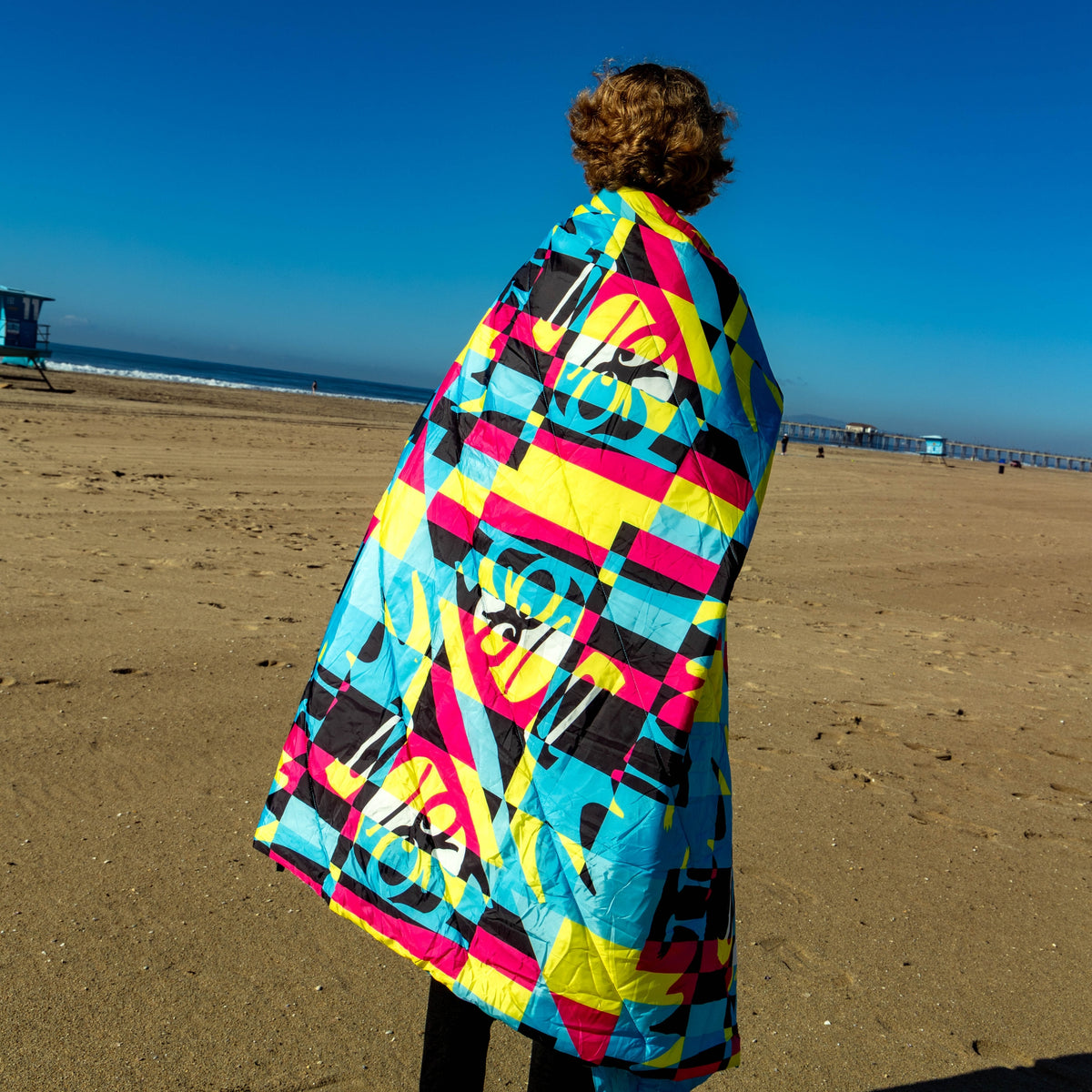 The Aquabats! x Hui Hui Mothersbaugh Packable Blanket!