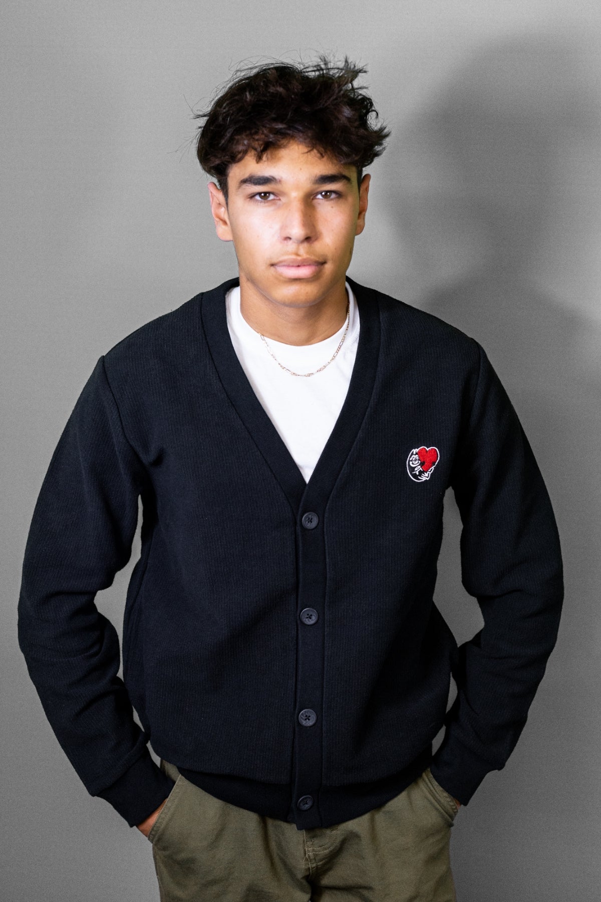 Lil Bat Deluxe Embroidered Cardigan
