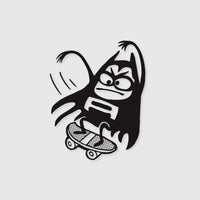 Skate Bat Temporary Tattoo