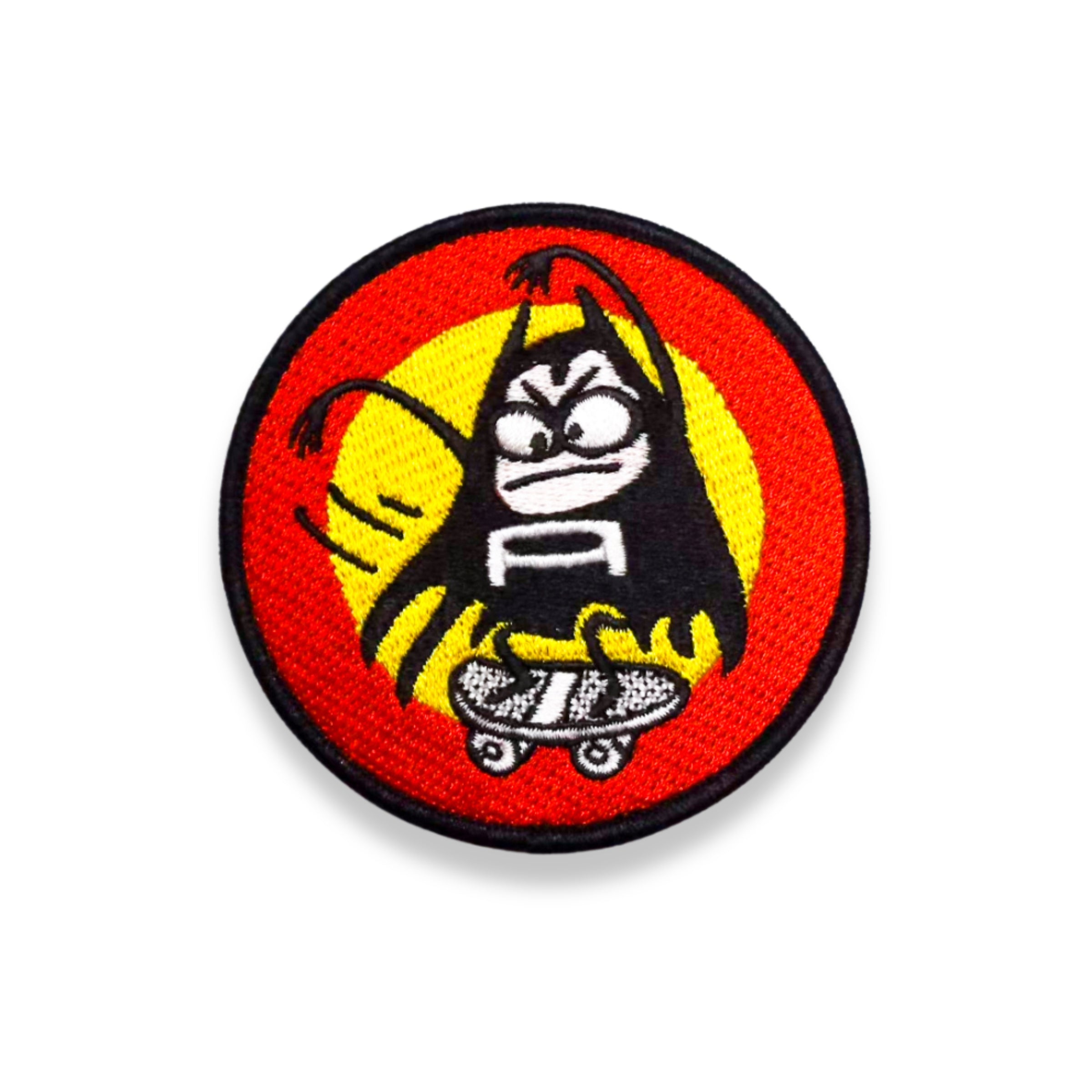 Skate Bat Deluxe Embroidered Patch