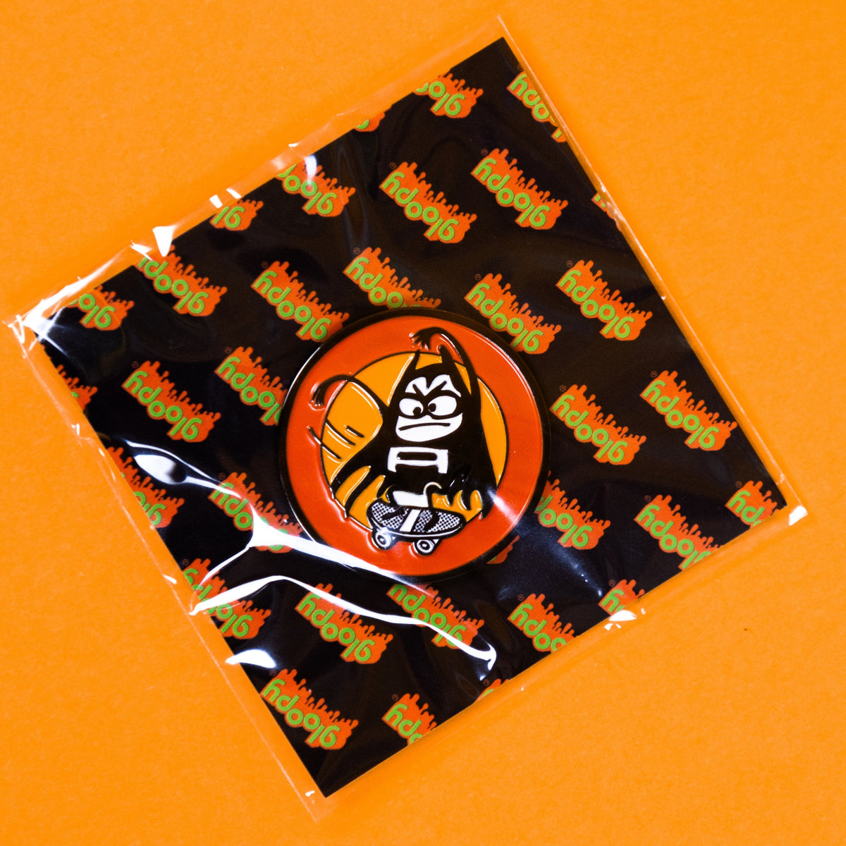 Lil Bat on a Skateboard Enamel Pin!