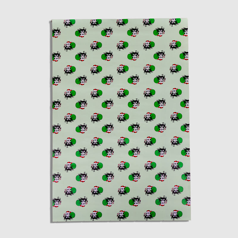 Lil Bat Reversible Wrapping Paper 3-Sheet Set