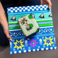 Lil Bat Reversible Wrapping Paper 3-Sheet Set