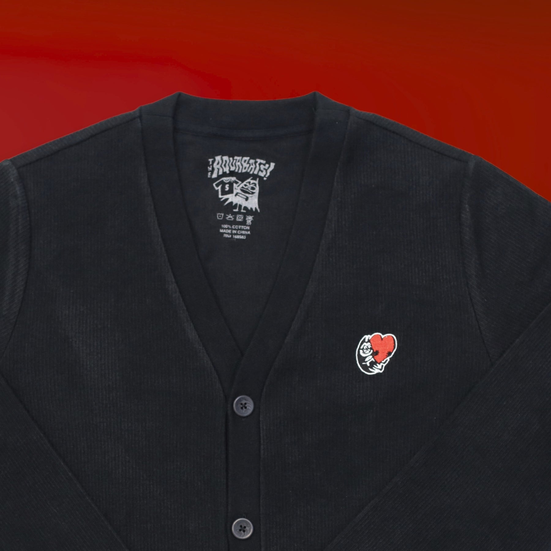 Lil Bat Deluxe Embroidered Cardigan