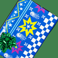 Lil Bat Reversible Wrapping Paper 3-Sheet Set