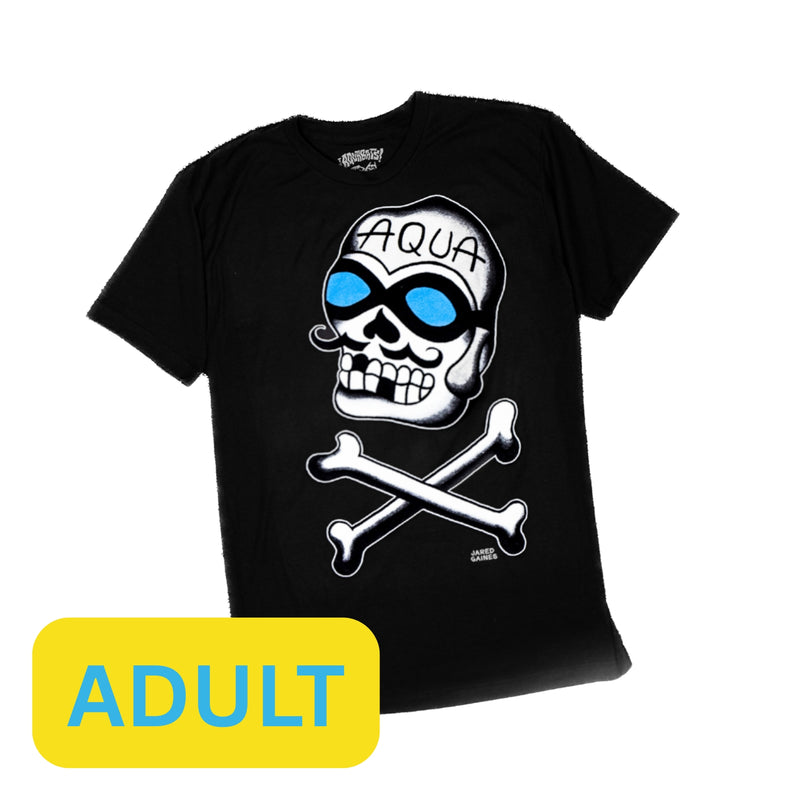 Adult The Aquabats! * Jared Gaines AquaSkully! Tee