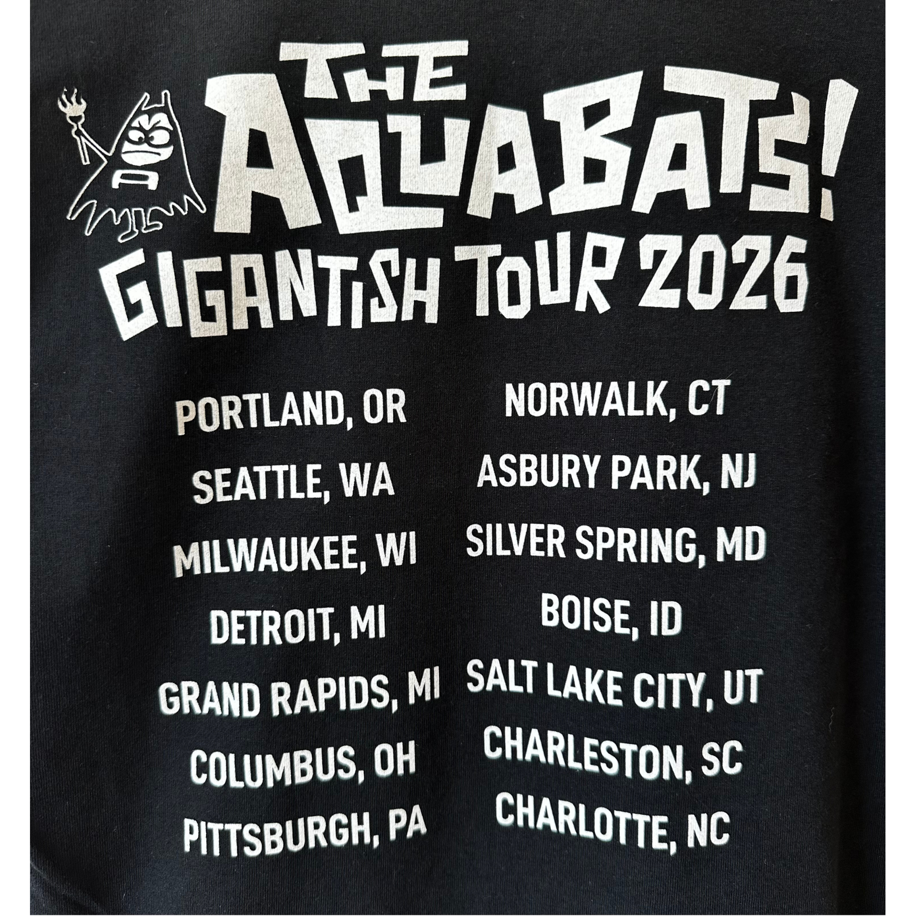Gigantish Tour Tee! with Cyclopsis