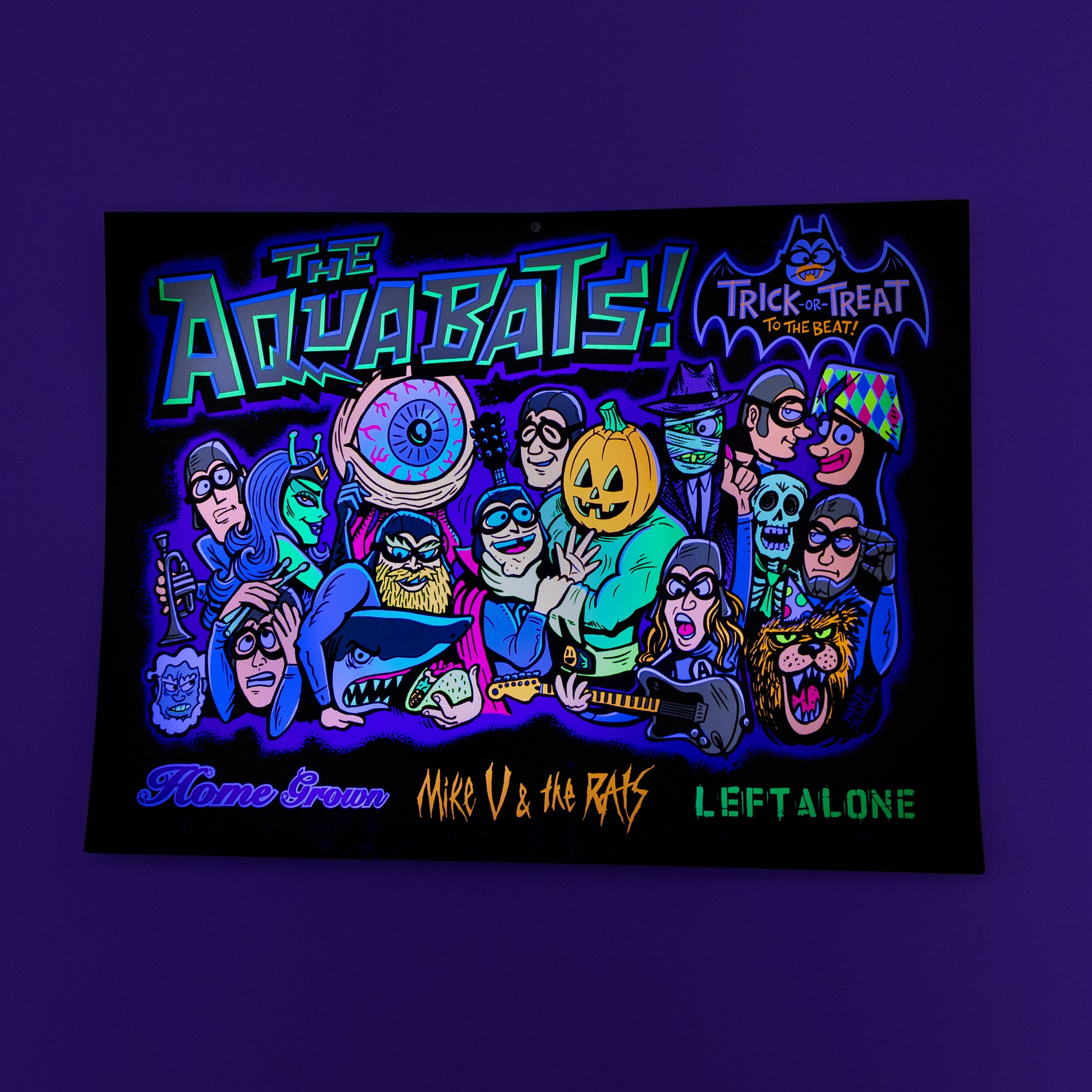 Parker Jacobs 2025 Trick Or Treat To The Beat Show Print