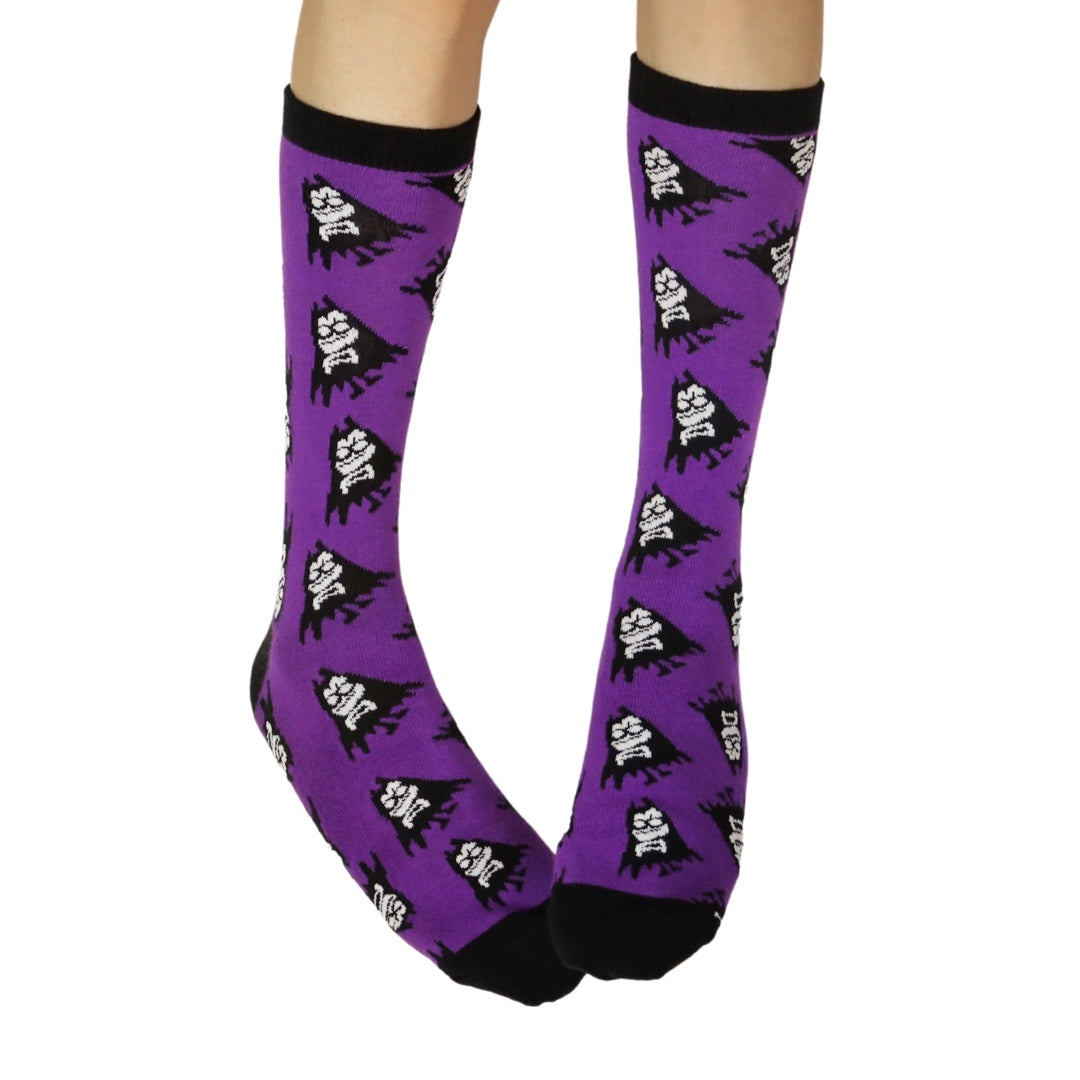 Li'l Bat Stealth Mode Knit Socks