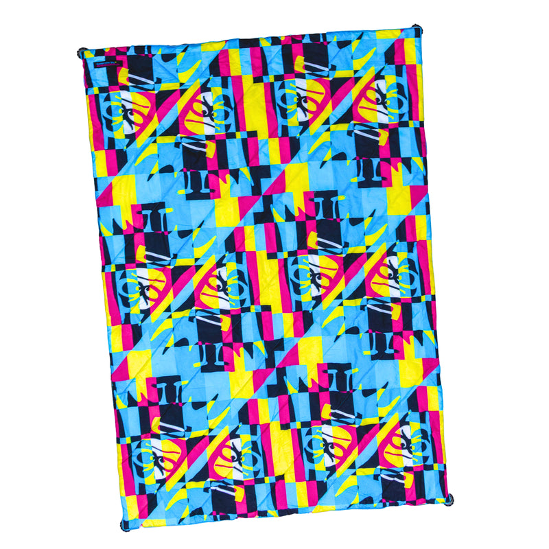 The Aquabats! x Hui Hui Mothersbaugh Packable Blanket!