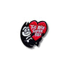 Lil Bat "You Are Super Rad" Deluxe Glitter Pin