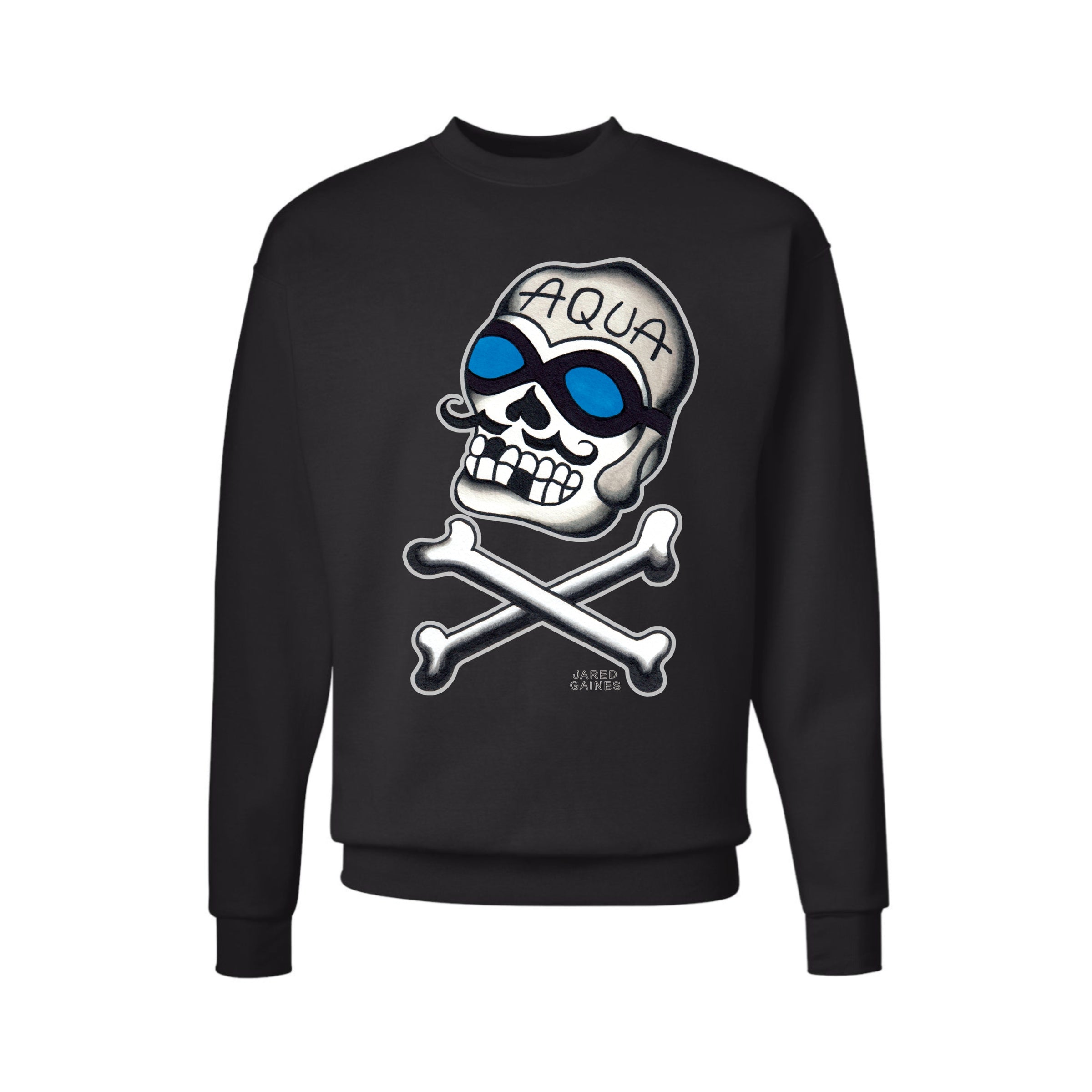 The Aquabats! * Jared Gaines AquaSkully! Crewneck!