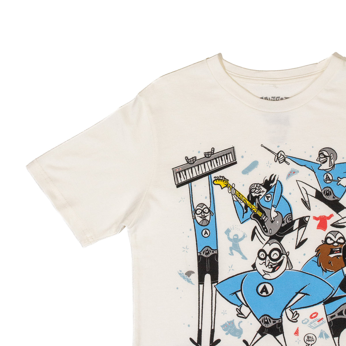The Aquabats! Illustrated! Adult Tee!