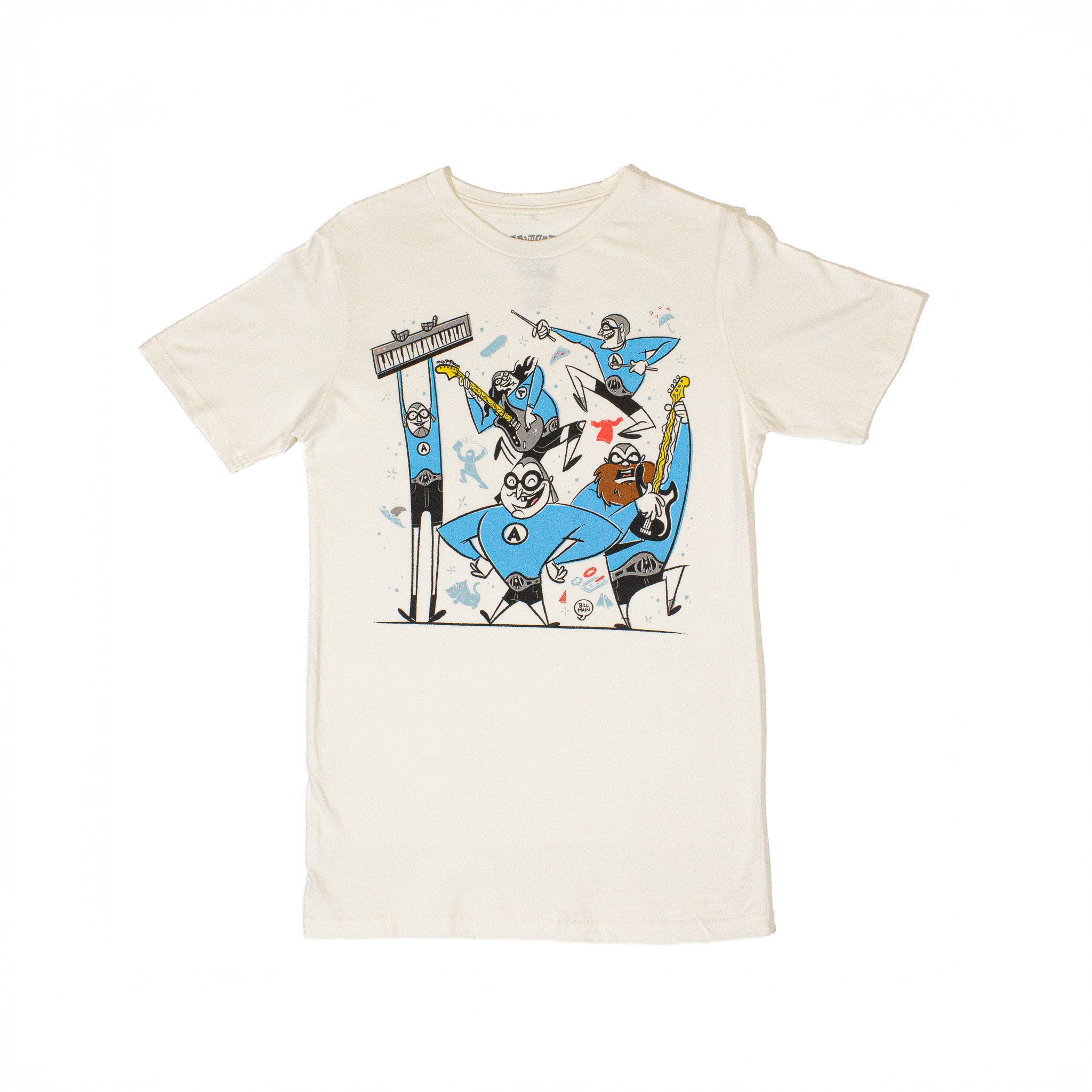 The Aquabats! Illustrated! Adult Tee!