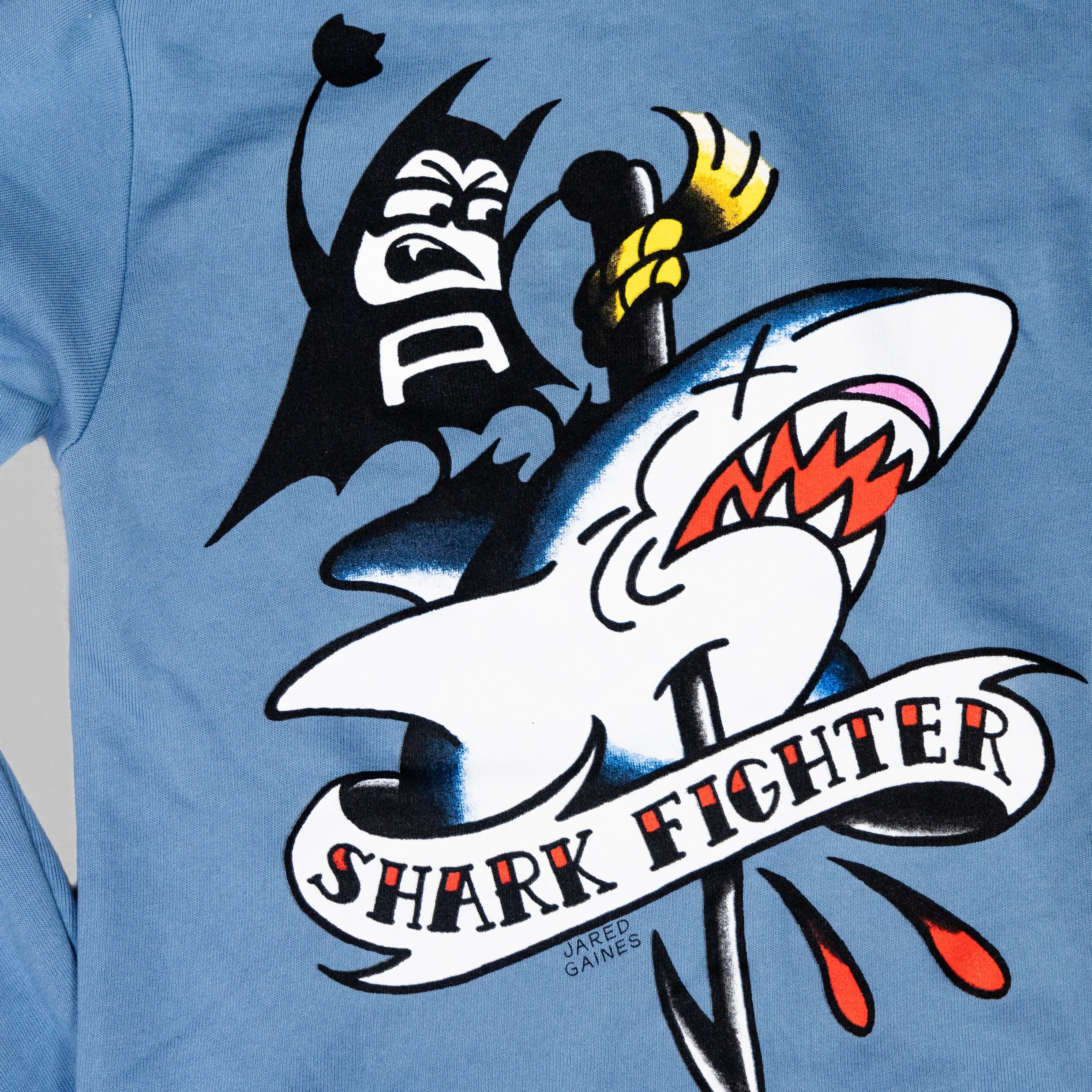 The Aquabats! * Jared Gaines Shark Fighter! Hoodie – gloopy Industries