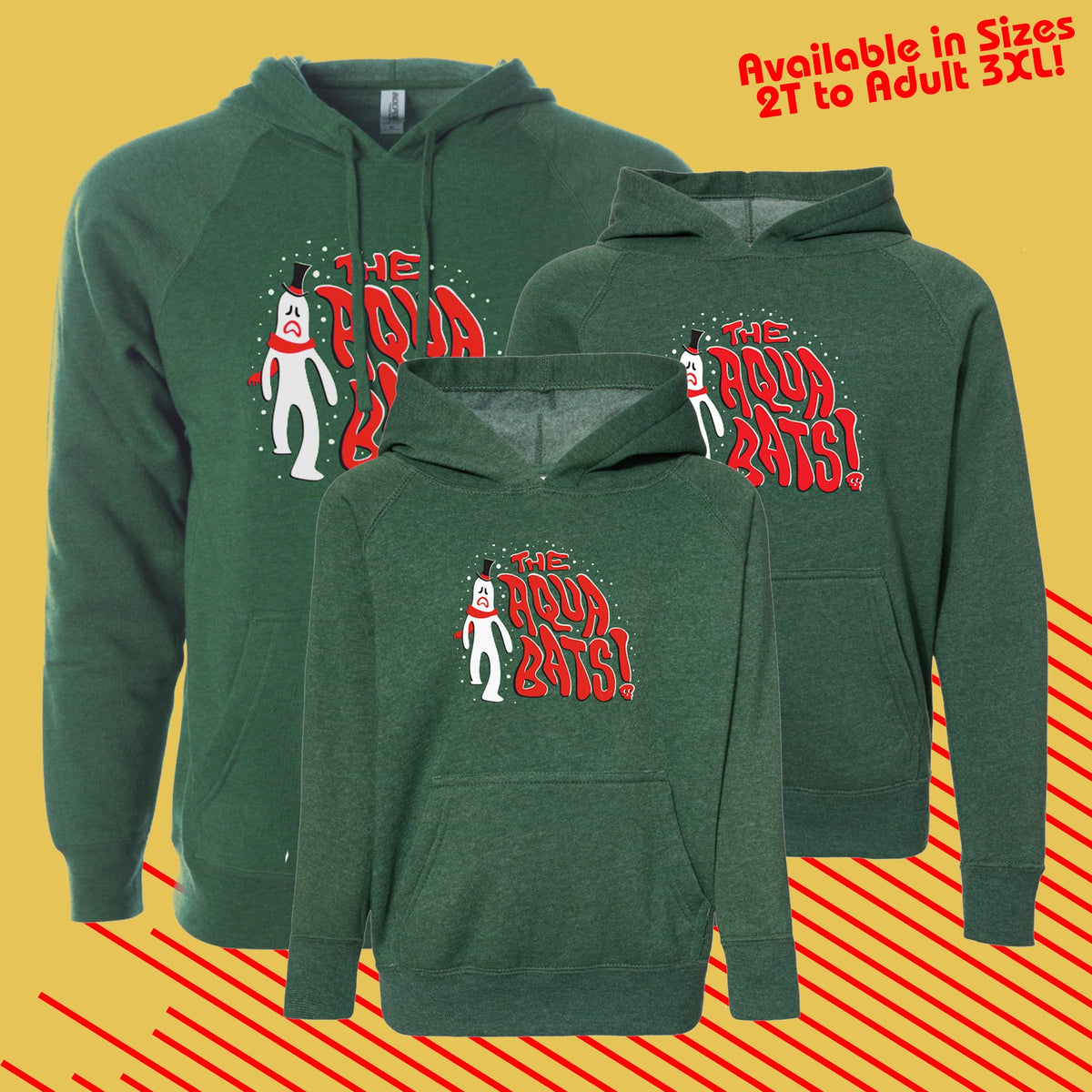 Raglan Obakemon Youth Hoodies!