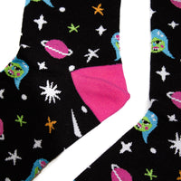 Martian Girl Knit Socks! By Psychic Friends!