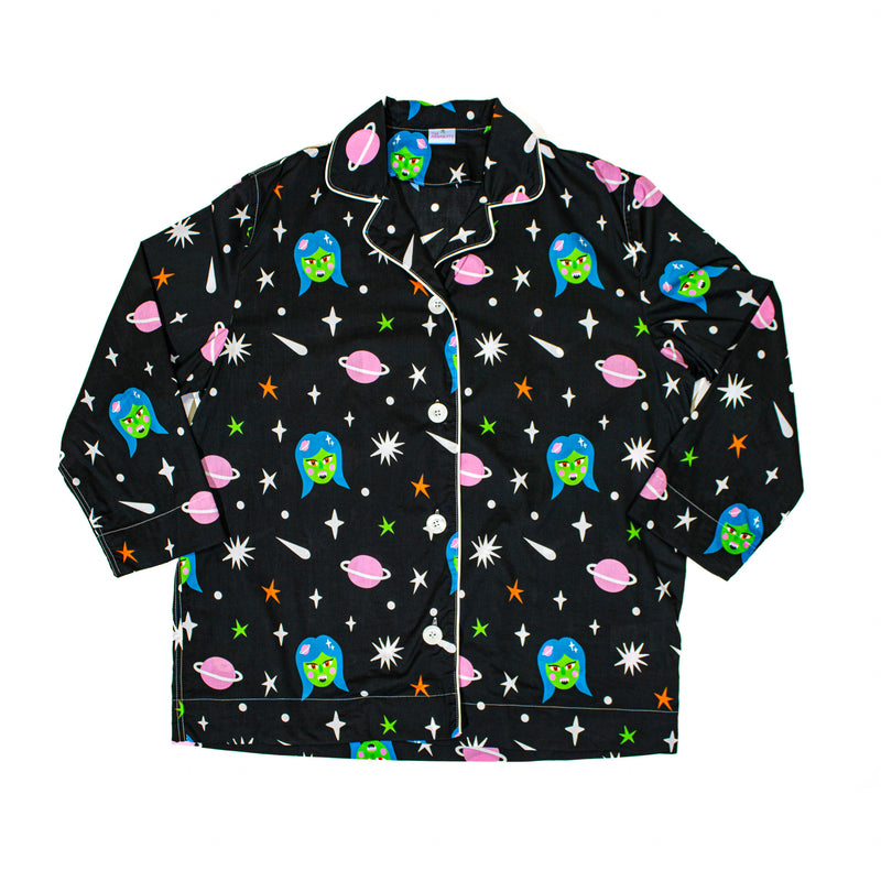 Martian Girl Women's Luxe Pajama Top! by Psychic Friends!