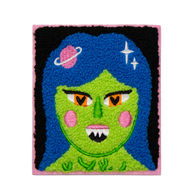 Martian Girl Chenille Patch! By Psychic Friends!