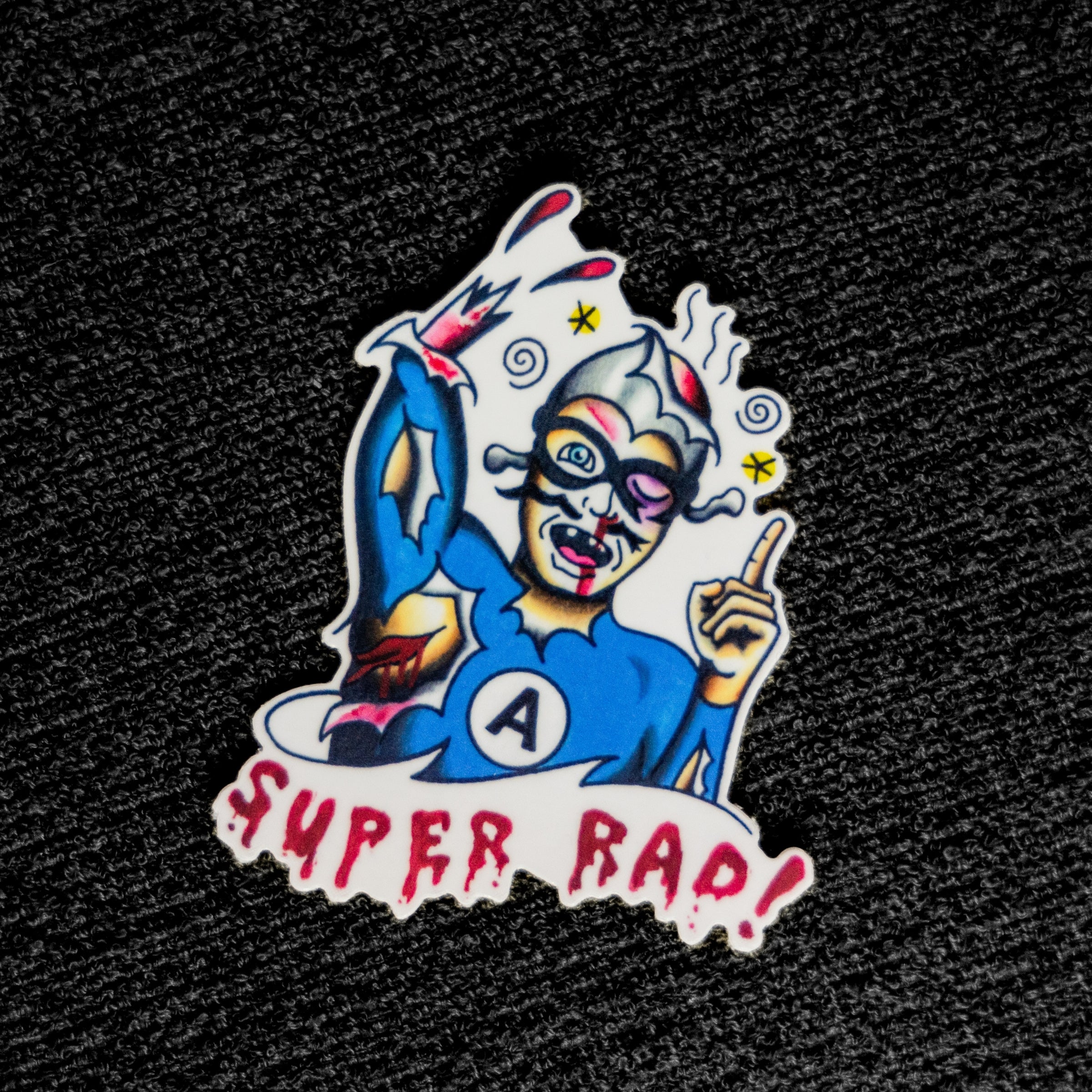 The Aquabats! * Jared Gaines Super Rad! Temporary Tattoo