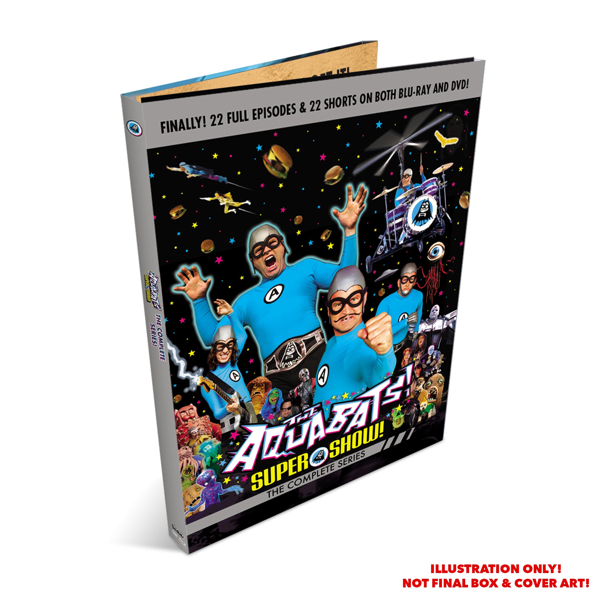 KICKSTARTER AUTOGRAPHED The Aquabats! Super Show! DVD/Blu-Ray Set