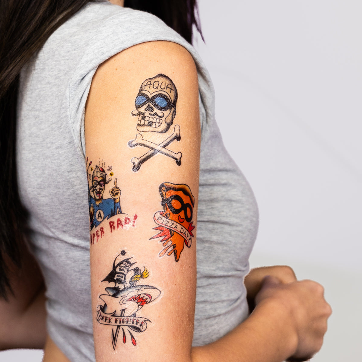 The Aquabats! * Jared Gaines Super Rad! Temporary Tattoo