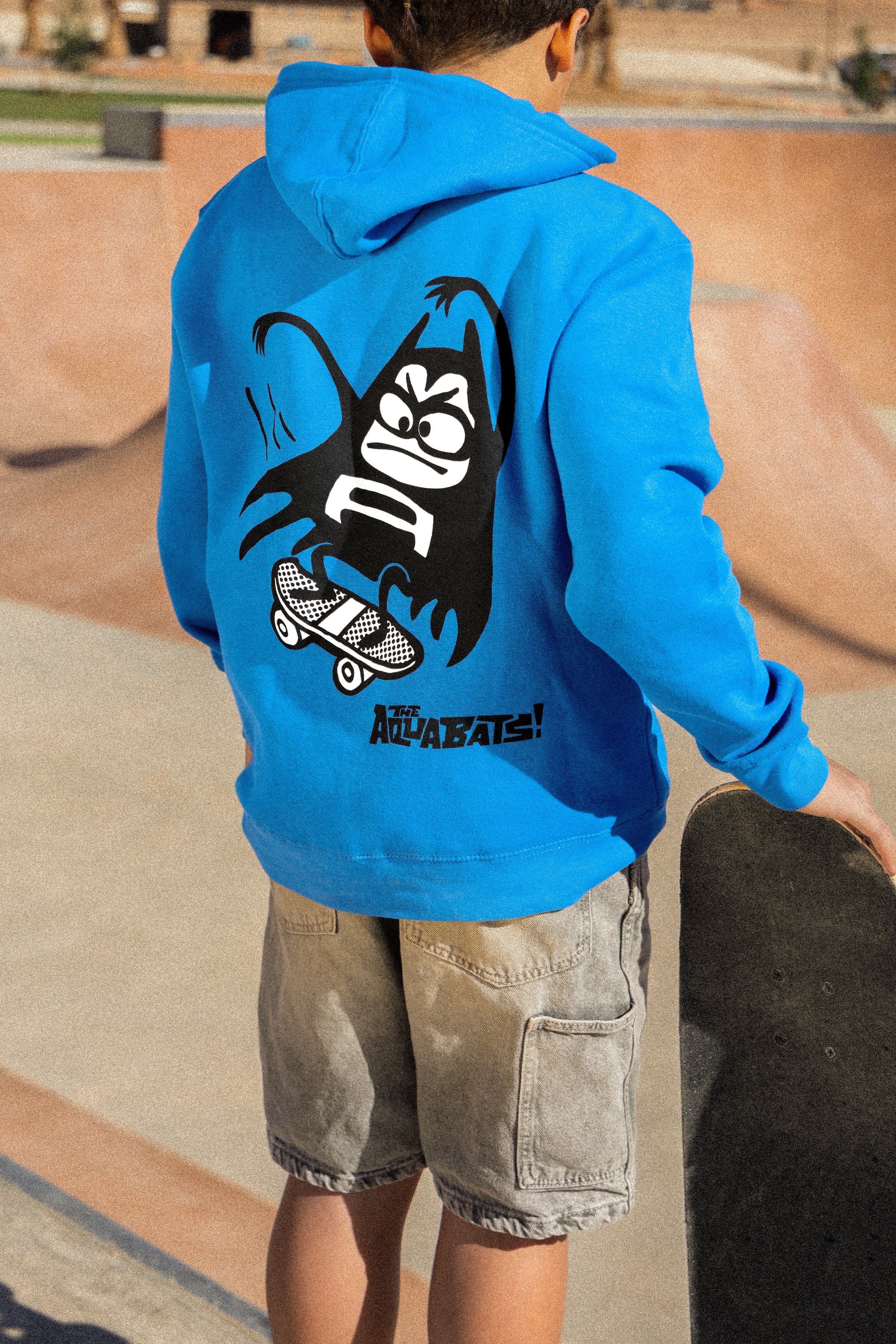 Youth Lil Bat Skateboard Hoodie!