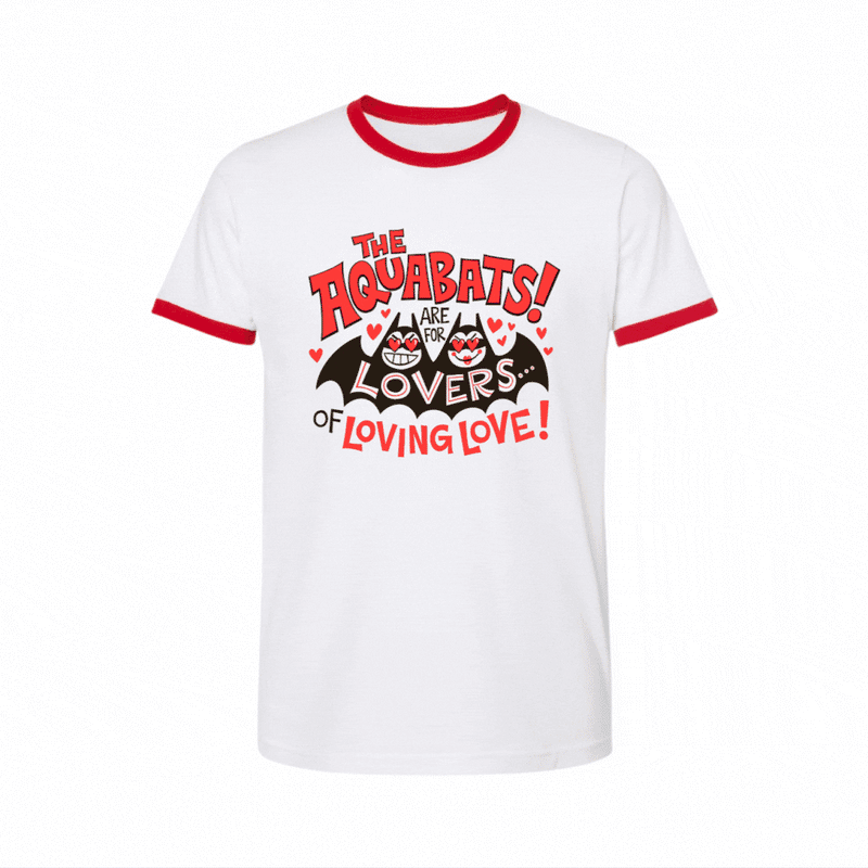 The Aquabats! Are For Lovers...Of Loving Love! Ringer Tee!