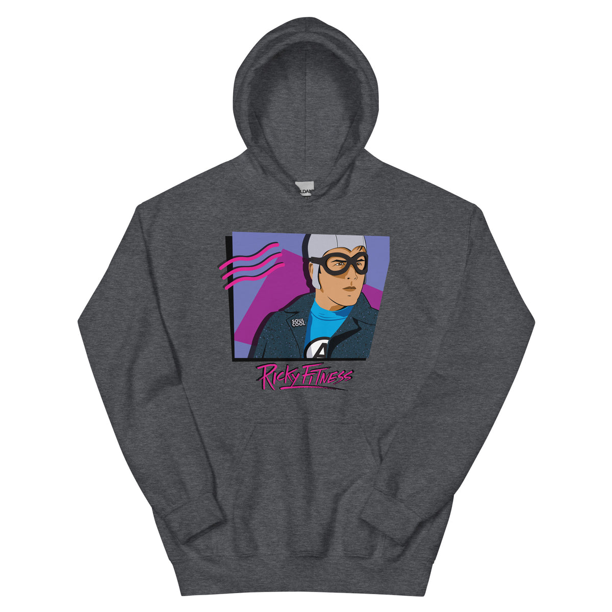 Adult Ricky Fitness 'Soul Cool' Classic Hoodie!