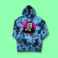 SEAESTA SURF X THE AQUABATS! TIE DYE BAT HOODIE