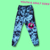 SEAESTA SURF X THE AQUABATS! TIE DYE BAT JOGGERS