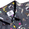 SEAESTA SURF X THE AQUABATS! BAT BLACK BUTTON UP!