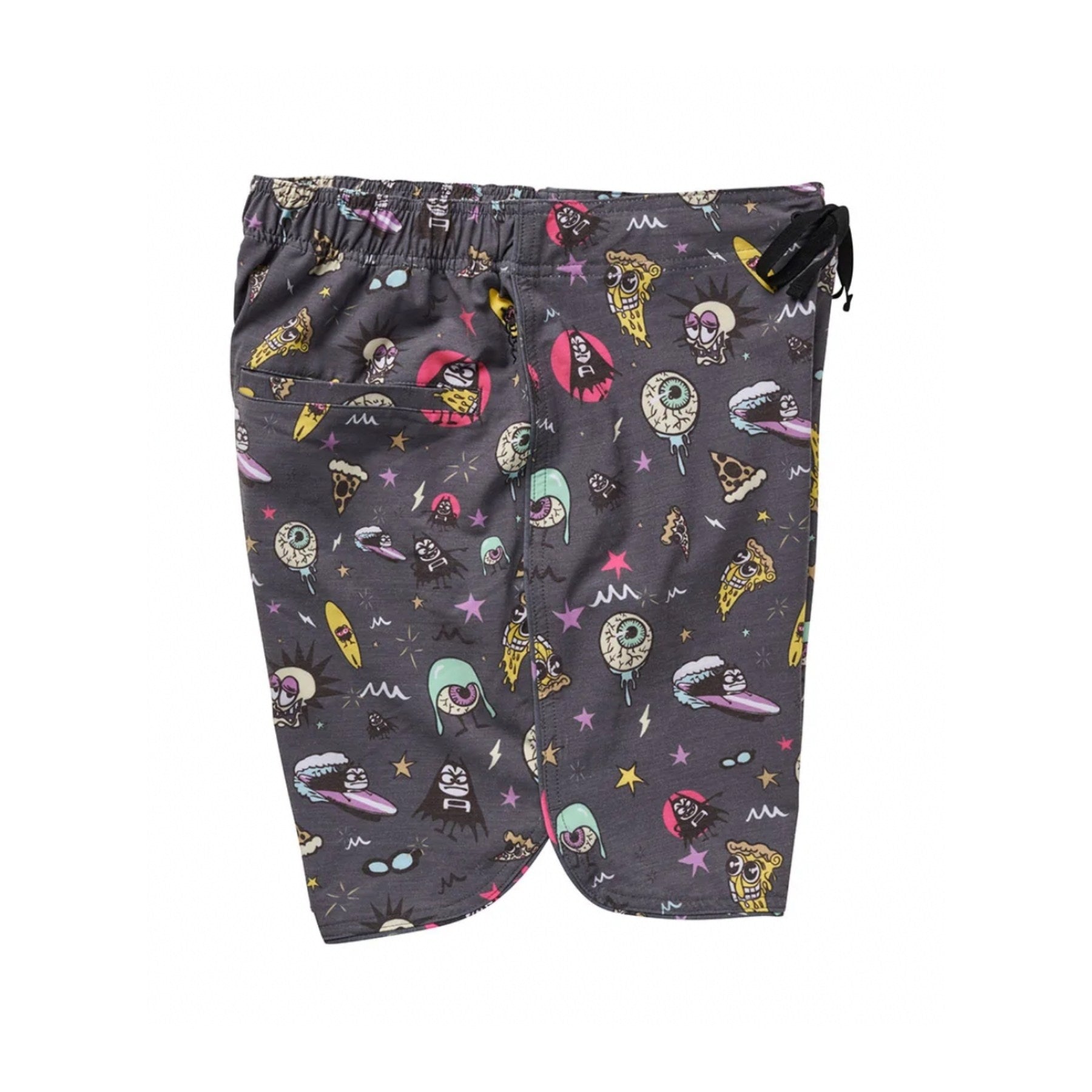 SEAESTA SURF X THE AQUABATS! BAT BLACK BOARDSHORTS!