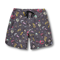 SEAESTA SURF X THE AQUABATS! BAT BLACK BOARDSHORTS!