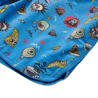 SEAESTA SURF X THE AQUABATS! SUPER CYAN BOARDSHORTS!