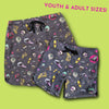 SEAESTA SURF X THE AQUABATS! BAT BLACK BOARDSHORTS!