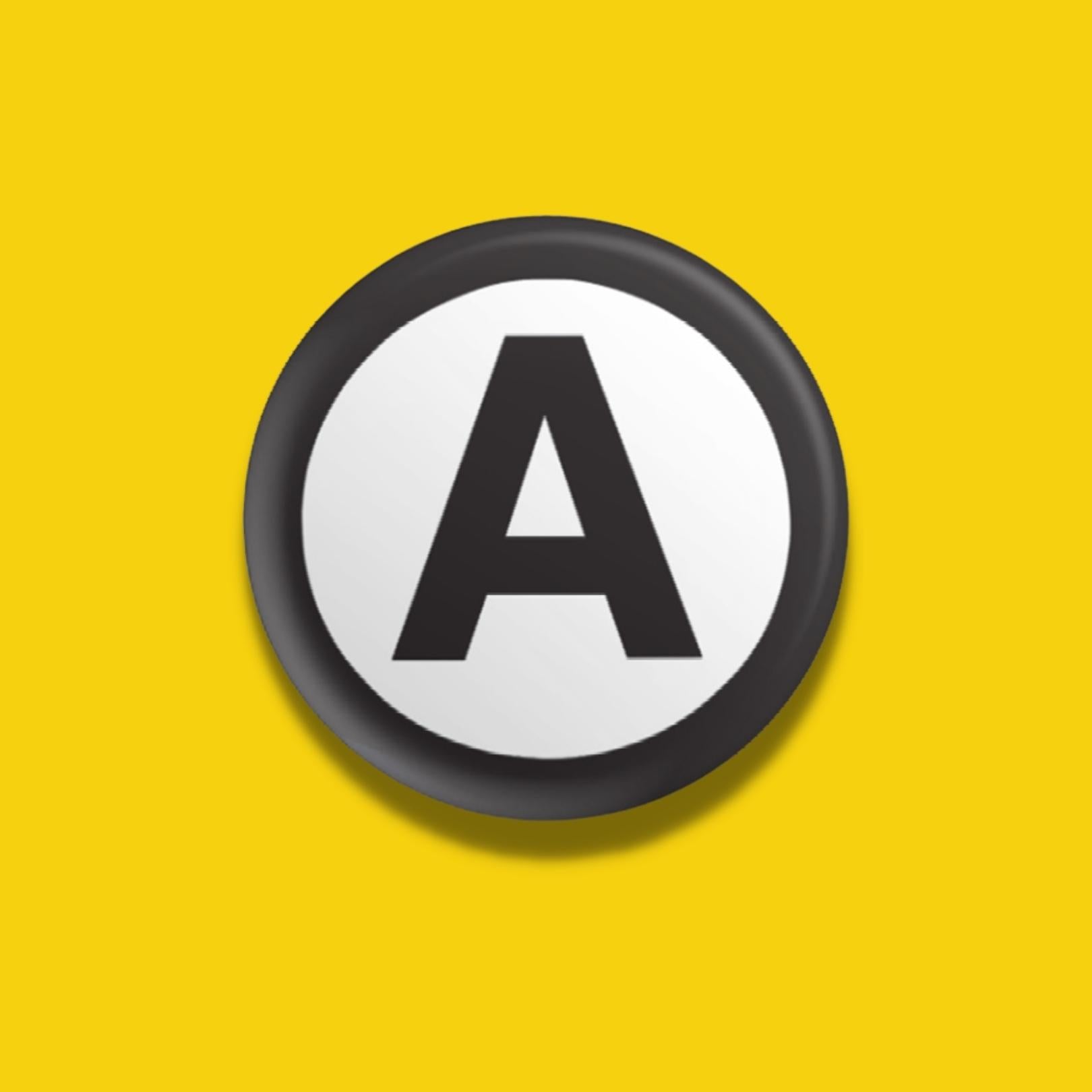 The Aquabats 1" Uniform 'A' Button