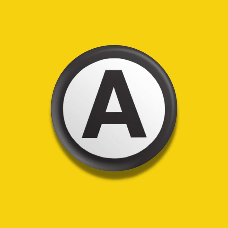 The Aquabats 1" Uniform 'A' Button