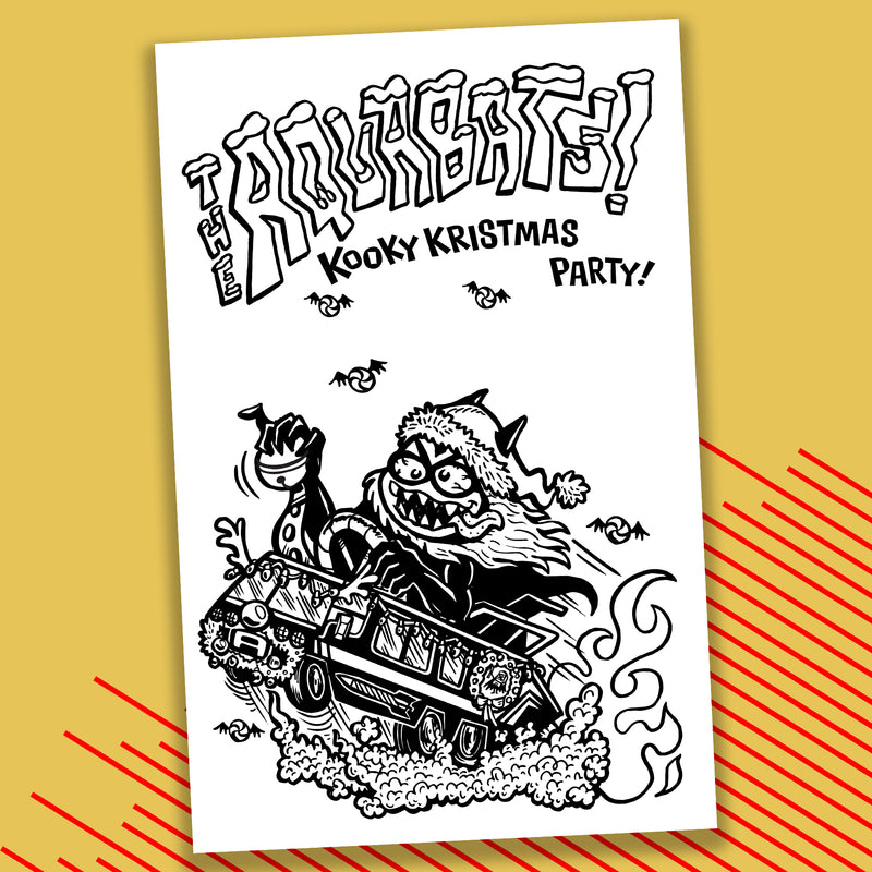 Kooky Kristmas Concert Poster Coloring Sheet!