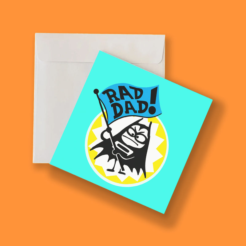 Lil Bat "Rad Dad" Greeting Card