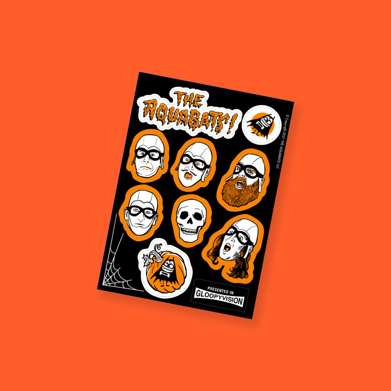 The Aquabats! In GLOOPYVISION! Sticker Sheet!