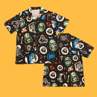Kooky Spooky Hawaiian-Style Shirt