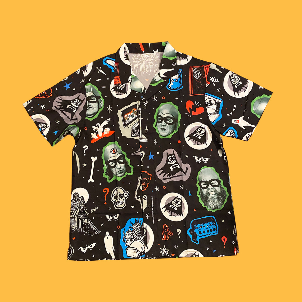 Kooky Spooky Hawaiian-Style Shirt