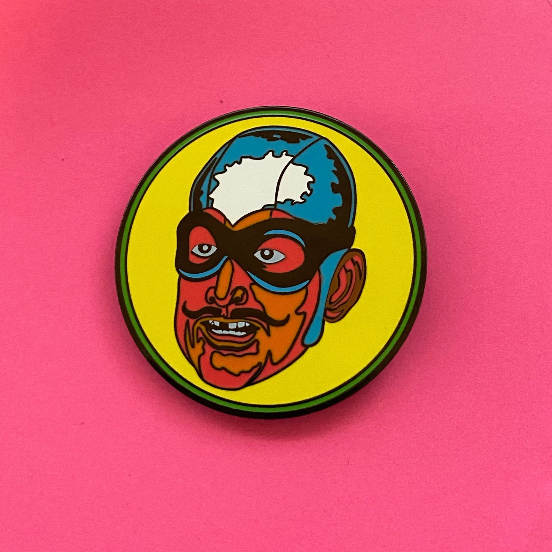 The MC Bat Commander! Super Bright! Pin!